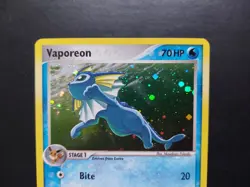 Pokemon - Vaporeon 6/17 Rare Holo Pop Series 3 - Image 2