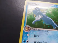 Pokemon - Vaporeon 6/17 Rare Holo Pop Series 3 - Image 5
