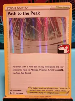 Path to the Peak 148/198 Prize Pack Series Pokemon Play! Holo Mint Condition - Image 2