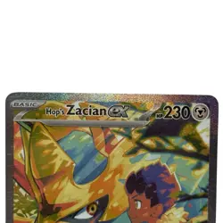 Pokemon TCG Hop's Zacian ex 186/159 Journey Together Special Illustration NM - Image 2