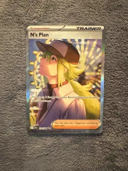 2025 Pokemon Black Bolt N's Plan SIR Special Illustration Rare 170/086 NM - Image 1