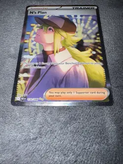 2025 Pokemon Black Bolt N's Plan SIR Special Illustration Rare 170/086 NM - Image 3
