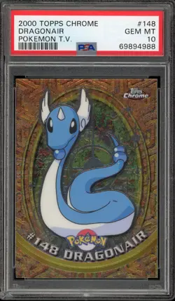 Pokemon Topps Chrome Dragonair #148 PSA 10 Gem Mint - Image 1