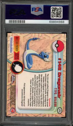 Pokemon Topps Chrome Dragonair #148 PSA 10 Gem Mint - Image 2