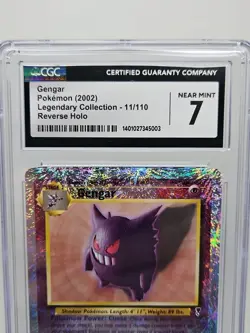 Gengar 11/110 Legendary Collection Reverse Holo Pokemon CGC 7 Rare - Image 3