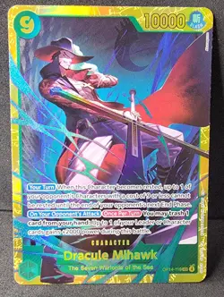 Dracule Mihawk - OP14-119 SEC - THE AZURE SEA'S SEVEN - One Piece TCG NM - Image 1