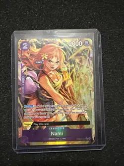 One Piece CCG Nami Rare Alternate Art PRB02-012 Clean - Image 1