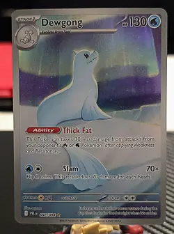 Pokemon TCG Dewgong 097/094 Illustration Rare Card English Phantasmal Flames NM - Image 1