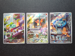 Bulbasaur Charmander Squirtle PROMO 101 102 103/SV-P Pokemon Card TCG [Thai] - Image 1