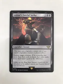 Isildur's Fateful Strike MTG Magic Gathering Card NM Near Mint Lord Rings LTR - Image 1