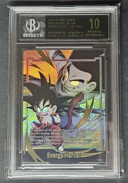 Dragon Ball Goku Energy Marker E-34 Holo Card - Image 1