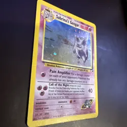 Sabrina's Gengar 14/132 Gym Heroes 2000 Holo Rare WOTC Pokemon Card TCG - Image 2