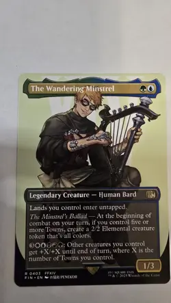 The Wandering Minstrel (Borderless) R FINAL FANTASY 403 NM - Image 1