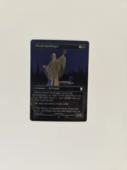 Elvish Harbinger Borderless Foil Lord of the Rings MTG Magic the Gathering - Image 2