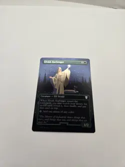Elvish Harbinger Borderless Foil Lord of the Rings MTG Magic the Gathering - Image 5