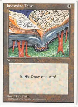 Jayemdae Tome *Rare* Magic MtG x1 Fourth 4th Edition SP - Image 1