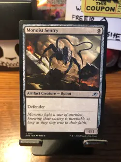 Monoist Sentry | EOE | Uncommon | Edge of Eternitites | MTG | EN | NM | 0111 - Image 1