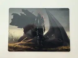 Witch-king of Angmar Art Series Gold Stamp Auto Signed MTG Magic NM LTR - Image 1