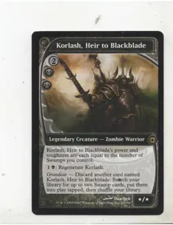Korlash Heir to Blackblade 87 Future Sight x1 1x MTG Single - Image 1