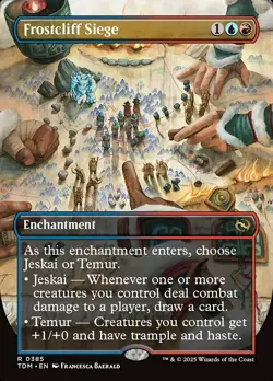 Magic The Gathering Frostcliff Siege | Tarkir: Dragonstorm | Extendet Art EN NM - Image 1