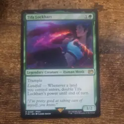 TIFA LOCKHART ~ NM ~ MTG Magic- 0206 FIN Final Fantasy FFVII - Image 1