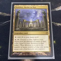 Magic the Gathering - Nykthos, Shrine to Nyx - Theros - Regular - LP Land - mtg - Image 1
