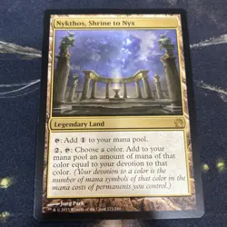 Magic the Gathering - Nykthos, Shrine to Nyx - Theros - Regular - LP Land - mtg - Image 2