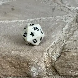 Magic the Gathering Saviors of Kamigawa White Spindown Dice - Image 1