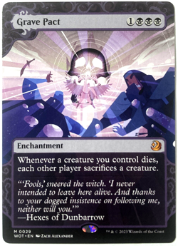 MTG Grave Pact Wilds of Eldraine: Enchanting Tales 0029 NM - Image 1