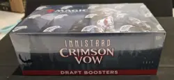 MTG Innistrad: Crimson Vow Draft Booster Box - 36 Packs Factory Sealed 630509993475 - Image 1
