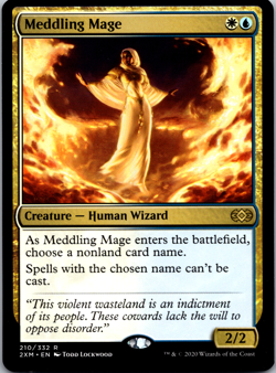 MTG - Meddling Mage (210) - Double Masters Regular - Image 1
