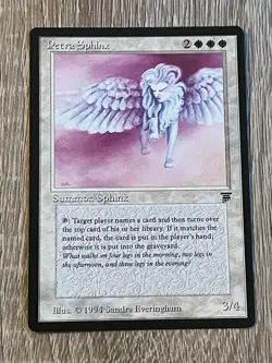 MTG - Petra Sphinx - Legends - NM/LP English Magic 1994 - Image 1