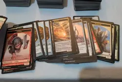 MTG Basic Lands Bulk 100+ Of Each Color + Tokens - Image 2