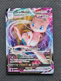 Mew VMAX 114/264 - Fusion Strike - Pokemon TCG - Ultra Rare Holo - Image 1
