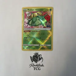 Pokemon Go Radiant Venusaur Holo Card 004/078 NM - Image 1