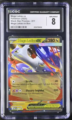 CGC Pristine 10 Gengar Gem Pack 3 Pokemon Chinese with Bonus Mega Latias Slab - Image 3