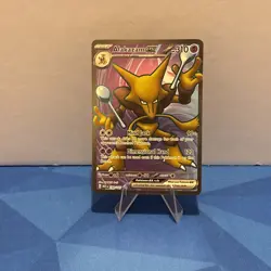 Alakazam EX 188/165 Full Art Ultra Rare Holo Scarlet & Violet 151 Pokemon TCG - Image 1