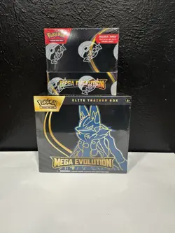 Mega Evolution Sealed Bundle - Booster Box + Elite Trainer Box | Pokemon TCG - Image 1