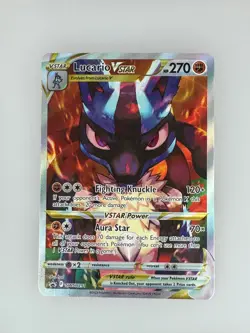 2019 Pokemon SWSH Black Star Lucario VSTAR SWSH291 NM - Image 1