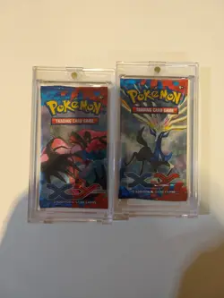 Pokemon XY Booster Pack X2 In Acrylic - Image 1