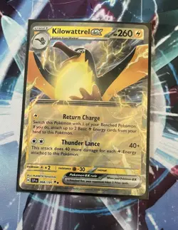 Pokemon TCG Kilowattrel EX Surging Sparks 068/191 Double Rare NM/Mint - Image 1