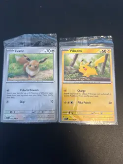 Pokemon Pikachu Eevee Together Cards Pokepost Promos sealed - Image 1