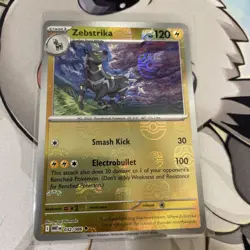 Zebstrika (Master Ball Pattern) 032/086 Sv: White Flare Reverse Holo NM Pokemon - Image 3