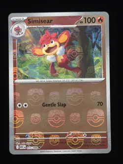 Simisear (Master Ball Pattern) 015/086 Pokemon SV: White Flare 🔥🔥🔥 - Image 1