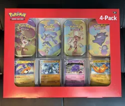 Pokemon TCG: Scarlet & Violet 151 Mini Tins 4 Pack SAMS CLUB SEALED IN HAND NEW - Image 4