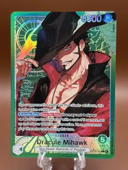 Dracule Mihawk - OP14-020 (Alternate Art) OP14-020 The Azure Sea's Seven Foil - Image 1