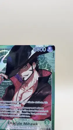 Dracule Mihawk - OP14-020 (Alternate Art) OP14-020 The Azure Sea's Seven Foil - Image 2