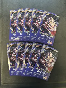 One Piece OP14 The Azure Sea’s Seven Sleeved Booster Pack Lot Of 10 - Image 1