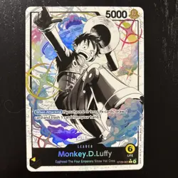 One Piece TCG - ST29-001 Alt Art Leader Card - Monkey.D.Luffy - Image 1