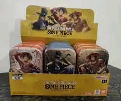 🔥One Piece Tin Pack Set Vol 2 Set of 3 TS-02 OP-13 Factory Sealed x 4 sets🔥 - Image 1